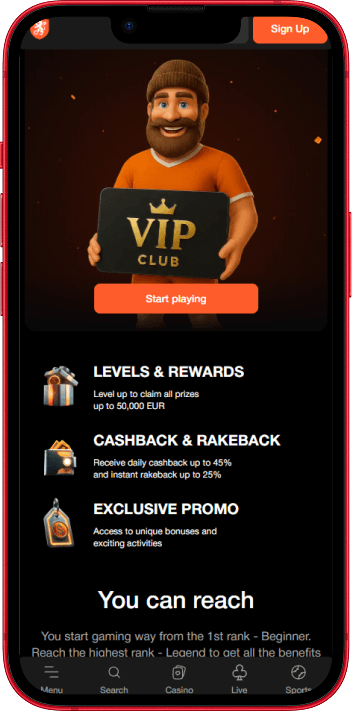 BetOranje VIP programme